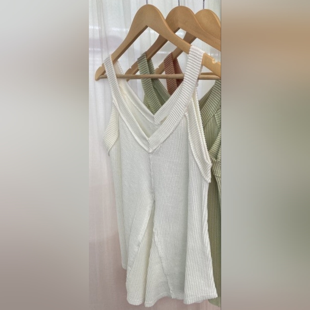 Ivory Sleeveless Top